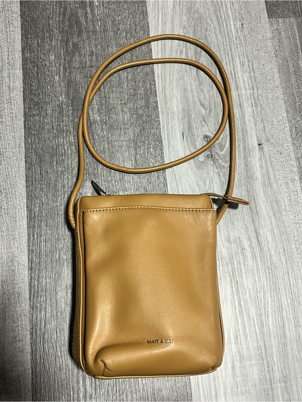 Matt & Nat Mustard Tan Crossbody Bag